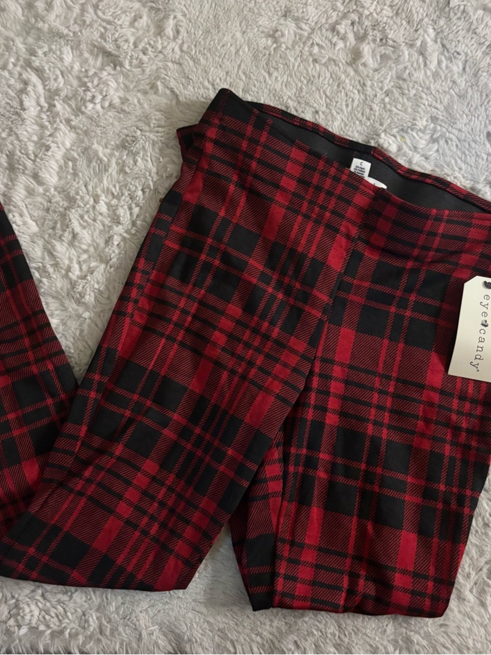 eye candy plaid leggings